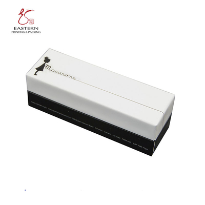 Custom Paperboard Macaron Packaging Boxes with Lid | 1000 Pcs Trial Quantity