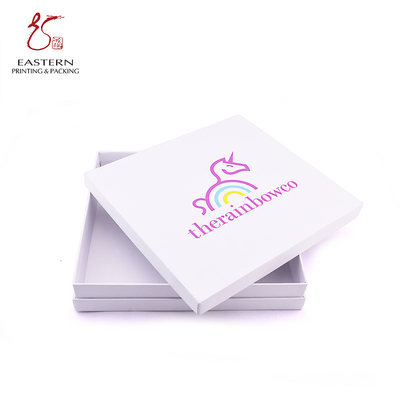Customized Quantity Paperboard Gift Box with Lid | Scarf Packaging