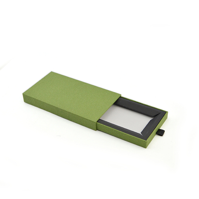 Custom Paperboard Packaging Box with Insert Green Packaging Box Customized Logo