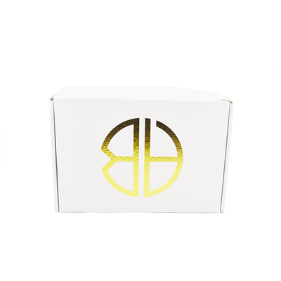 Corrugated Cardboard Shipping Boxes Foil Stamping | Customized for Folding Box Logistics Packaging