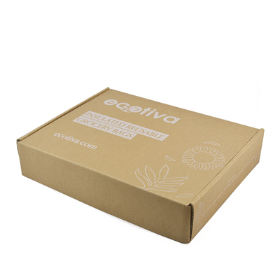 Easy To Assemble Corrugated Cardboard Shipping Boxes with Customized Design and Silk Screen Printing