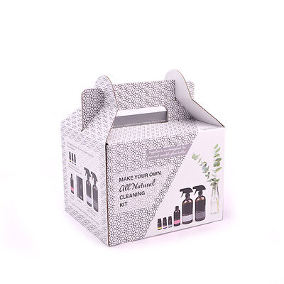 Custom Printed Gable Packaging Box | Corrugated Cardboard Box for cosmetic packaging