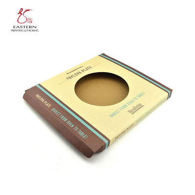 Custom Printed Plate Packaging Boxes | CMYK Printed Corrugated Cardboard Box for Cutlery