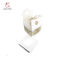 White Color Cupcake Packing Box , PVC Window Paper Box With Handle