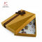 45mm Height Kraft Paper Chocolate Packaging Paper Box With Brown Ribbon