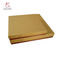 Luxury Made Gold 220mm Length 180mm Width Paper Chocolate Box With Lid