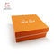 Orange Color 1200gsm Hard Cardboard Gift Boxes With Lid