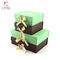 Panton Colors Square Cardboard Gift Boxes With Silk Ribbon