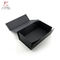 Foldable Black 450mm Length Paperboard Packaging Box For Shoe