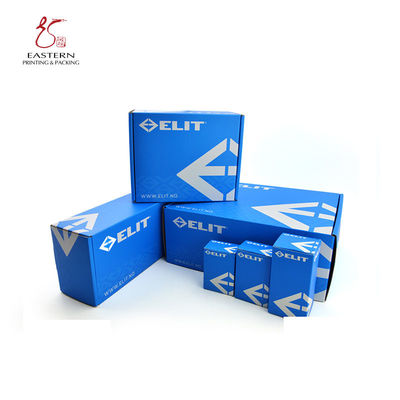 Logo Printed CMYK color foldable Corrugated Cardboard Box , Custom Cardboard Shoe Boxes