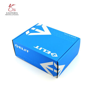 Logo Printed CMYK color foldable Corrugated Cardboard Box , Custom Cardboard Shoe Boxes