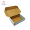 Blue Color Folding Corrugated Cardboard Shipping Boxes 5cm Height