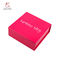 Pink Color Magnet Closure Custom Jewelry Boxes With Logo , Snap Shut Boxes