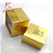 Luxury Gold Color Handmade  120gsm Candle Packaging Box With Silk Insert