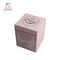 Beautiful Pink Candle Packaging Box 1250gsm With Paper Insert