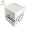 White 150mm Length Candle Gift Box Packaging With Custom Logo