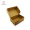 Logo Printed Kraft Paper Corrugated Shoe Box For Sports Shoes