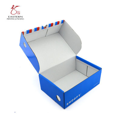 Custom Printed Corrugated Cardboard Shoe Box For Children's Shoes
