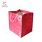 Eco Friendly Pink Paper Bags With Handles For Clothes