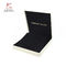 Elegant Pearl Necklace Custom Cardboard Jewelry Boxes With Velvet Lining