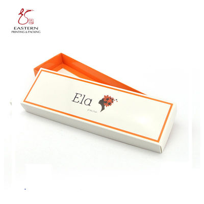 Glossy Lamination Cosmetic Packaging Paper Box  With Lid And Bottom