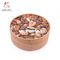 Empty 157gsm Coated Paper Round Cardboard Gift Boxes For Food