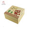Cartoon Pattern Recycled Cardboard Gift Boxes With Envelope Insert