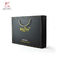 Black Pillow Packaging SGS Corrugated Cardboard Box With Handle Rope