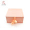 Pink SGS Approve Luxury Rigid Set Up Boxes For Clothes