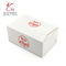Handled 250mm Width Cardboard Packaging Boxes For Fast Food