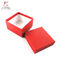 Recycled Red Printed Cardboard Paper Boxes Embossed Eco Friendly