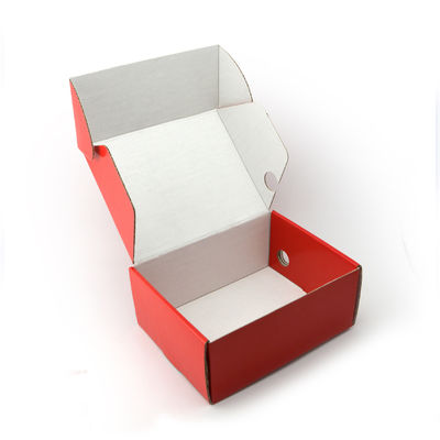 Floding Colored Corrugated Cardboard Box For Baby Shoes Packaging
