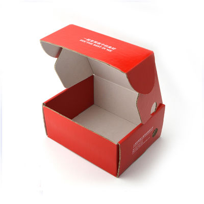Floding Colored Corrugated Cardboard Box For Baby Shoes Packaging
