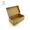 Plain Corrugated Cardboard E Flute Shoe Packaging Box Eco Friendly