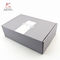 Matte Corrugated Cardboard Box Warm Grey Garment Packaging Box
