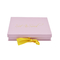 Yellow Ribbon Hard Cardboard Gift Boxes Recycled Paper Gift Boxes 4C Printing