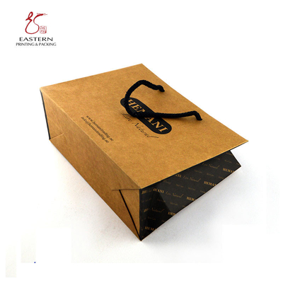 Embossing Stamping Custom Printed Paper Gift Bags Biodegradable CMYK Color | Gift Paper Bag Manufacturer