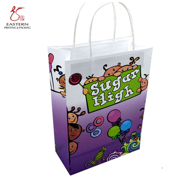 Embossing Stamping Custom Printed Paper Gift Bags Biodegradable CMYK Color | Gift Paper Bag Manufacturer