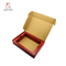 Colored Printing Corrugated Cardboard Box Tuck Top Box With Insert