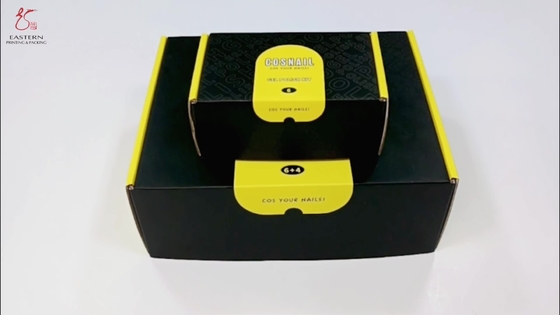 Custom Cool Design Empty Corrugated Cardboard Shipping Boxes | Folded Corrugated Cardboard Packaging Boxes with 4C Offs