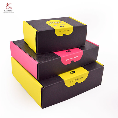 Custom Cool Design Empty Corrugated Cardboard Shipping Boxes | Folded Corrugated Cardboard Packaging Boxes with 4C Offs