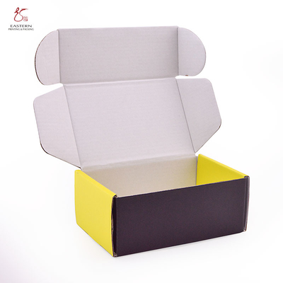 Custom Cool Design Empty Corrugated Cardboard Shipping Boxes | Folded Corrugated Cardboard Packaging Boxes with 4C Offs