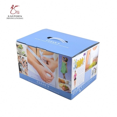 Custom Printing Cardboard Carrying Box With Handle | Custom Business Shipping Boxes