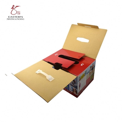 Custom Printing Cardboard Carrying Box With Handle | Custom Business Shipping Boxes