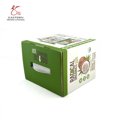 Custom Carrying Corrugated Cardboard Shipping Boxes For Food & Beverage Packaging