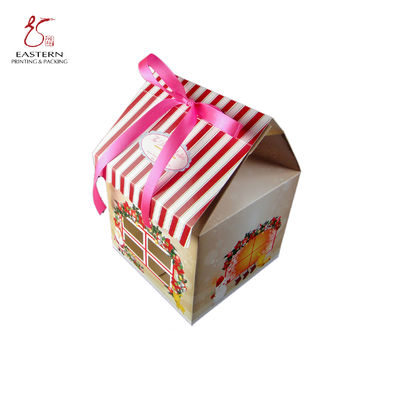 Recyclable Easy to Assemble Cupcake Box | Eco-Friendly Hut Shape Cake Packaging