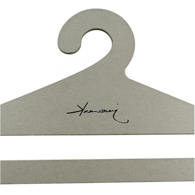 Kraft Cardboard Clothes Hangers 3mm 17'' Custom Logo Eco Recyclable Paper